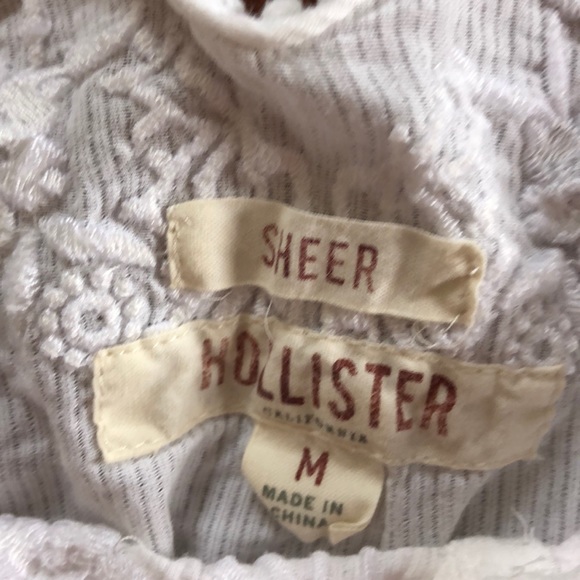 Hollister white top - Picture 2 of 5